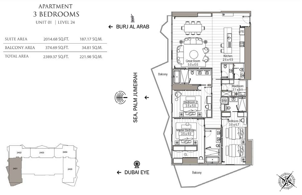 3 Bedroom